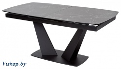 стол обеденный mebelart acuto 2 nero 170 черный мрамор/черный на Vishop.by 