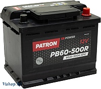 Автомобильный аккумулятор Patron Power PB60-500R (60 А/ч)