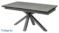 стол обеденный mebelart alto 160 серый мрамор/серый на Vishop.by 