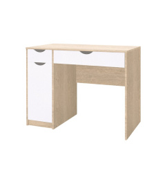 стол рабочий белла сн-119.04 дуб экспрессив песочный белый на Vishop.by 