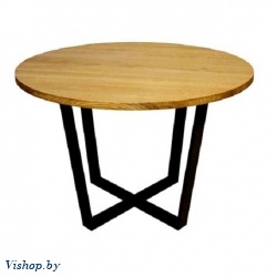 стол обеденный loft d=90 на Vishop.by 