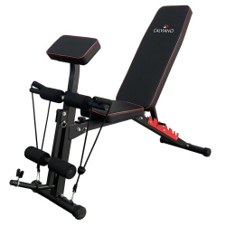 Скамья спортивная Calviano 1003 Red black складная