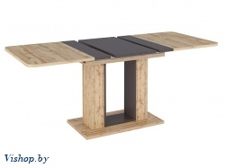 стол обеденный signal twins раскладной дуб вотан/коричневый на Vishop.by 