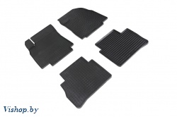 Резиновые коврики салона Сетка для Nissan Tiida 2007-2015 Черные