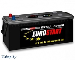 Автомобильный аккумулятор Eurostart Extra Power R+ (140 А/ч)