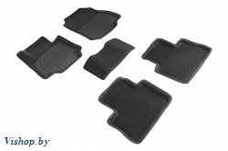 Коврики салона EVA 3D соты для Toyota RAV4 МКПП 2019- Черные