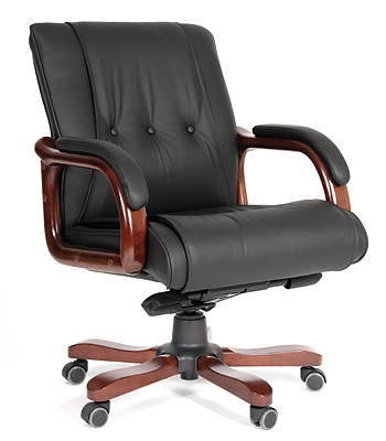 кожаное компьютерное кресло chairman 653 m на Vishop.by 