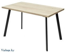 стол обеденный mebelart фин 120 дуб бардолино/черный на Vishop.by 