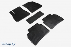 Резиновые коврики салона Сетка для Chevrolet Malibu IX 2015- Черные