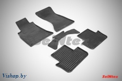 Резиновые коврики салона Сетка для Audi A5 Sportback 2007-2016 Черные