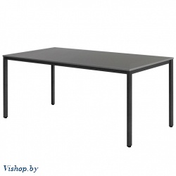 стол сеул 160х80 антрацит металл черный на Vishop.by 