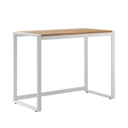 Стол письменный Leset Стилвуд 1000 белый дуб крафт золотой