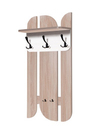вешалка порто-3 белый дуб сонома на Vishop.by 