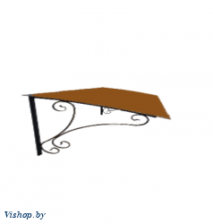 Козырек сварной К-9 янтарный Саниджи