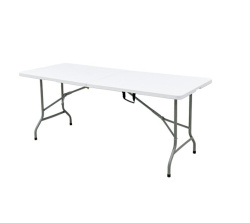 Стол складной пластиковый Angioletto 180 см White