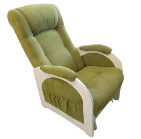 Кресло-глайдер Модель 48 б/л Verona apple green сливочный