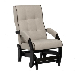 Кресло-маятник Leset Хилл венге Malmo 05 кант Malmo 28 на Vishop.by 