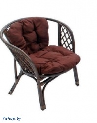 ind кресло багама 1 темно-коричневый подушка твил на Vishop.by 