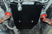 Защита КПП и раздаточной коробки к Toyota Land Cruiser 80 (Сталь 2,5 мм)