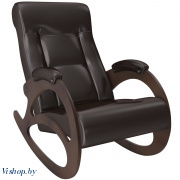 Кресло-качалка модель 4 б/л Орегон перламутр 120 орех на Vishop.by 