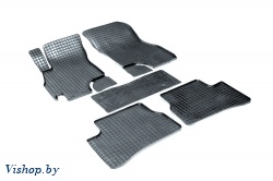 Резиновые коврики салона Сетка для Hyundai Accent 2000-2012 Черные