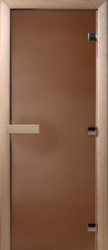 стеклянная дверь в баню