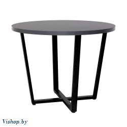 стол орлеан d110 антрацит металл черный на Vishop.by 