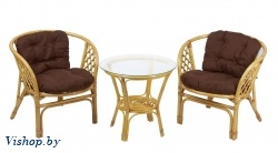 IND Комплект Багама 1 дуэт мед подушка коричневая