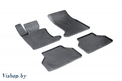 Резиновые коврики салона Сетка для BMW 5 Ser E-60 2003-2010 Черные