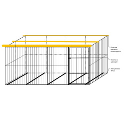 Каркас для вольера № 21 2х4