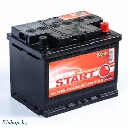 Автомобильный аккумулятор Start Extra R+ A56B2W0_1 / 555019048 (55 А/ч)