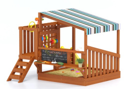 Игровой комплекс для дачи Песочный дворик Савушка-3