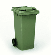 Мусорный контейнер 120 л (зеленый)