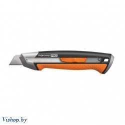 Нож с выдвижным, сменным лезвием18мм CarbonMax FISKARS