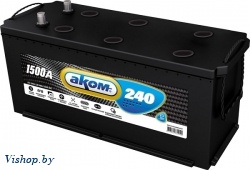 Автомобильный аккумулятор AKOM 6СТ-240 Евро+EFB 6СТ-240L 3 (240 А/ч)