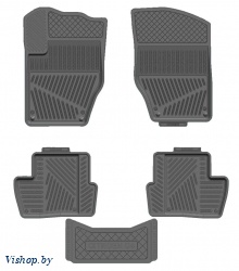 Коврики салона резиновые для Citroen C4 (04-Н.В.), комплект, 4 шт.