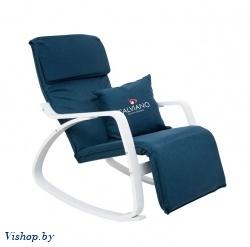 Кресло-качалка Calviano Comfort 1 синее на Vishop.by 