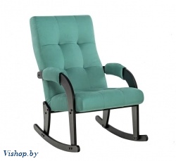 Кресло-качалка Leset Спринг венге Velur V43 на Vishop.by 
