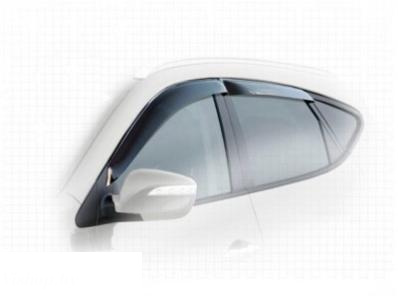 Дефлекторы боковых окон Kia Rio III Hb 5d  Euro Standard прозрачный