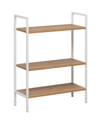 стеллаж leset стилвуд 23 широкий 3 полки белый дуб крафт золотой на Vishop.by 