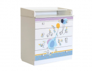 комод polini kids simple 1880 слоник на шаре белый на Vishop.by 