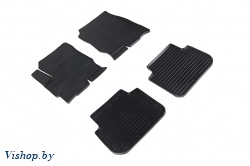Резиновые коврики салона Сетка для Mitsubishi Colt VI 2003-2012 Черные