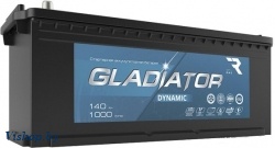 Автомобильный аккумулятор Gladiator Dynamic Евро 3 (140 А/ч)