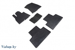 Резиновые коврики салона Сетка для Hyundai GENESIS GV80 2020- Черные