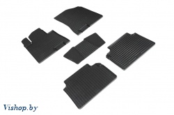 Резиновые коврики салона Сетка для KIA K5 2020- Черные
