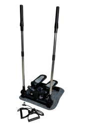 Степпер поворотный с поручнями Calviano 202 серый