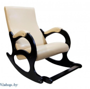 Кресло-качалка Бастион 4-2 с подножкой Селена крем на Vishop.by 