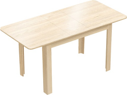 стол обеденный алиса сн-130.02 дуб экспрессив песочный на Vishop.by 