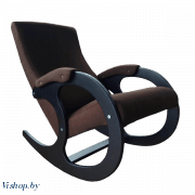 Кресло-качалка Бастион 4 рогожка темно-коричневая на Vishop.by 