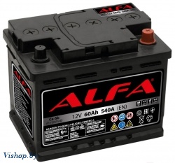 Автомобильный аккумулятор ALFA battery Hybrid R / AL 60.0 (60 А/ч)